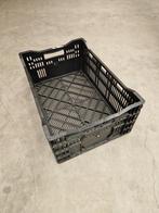 Kunststof krat 600x400x240mm zwart geperforeerd gebruikt, Zakelijke goederen, Landbouw | Werktuigen, Ophalen of Verzenden