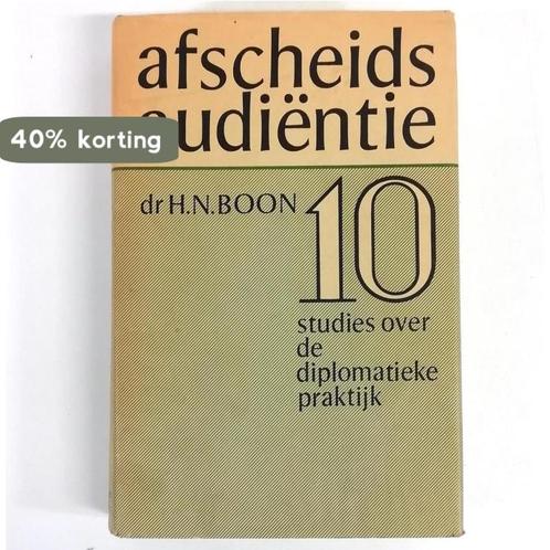 Afscheidsaudientie 9789061001362 Boon, Boeken, Overige Boeken, Gelezen, Verzenden