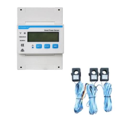 Huawei DTSU666-H 3 fases Energiemeter met 3x 250A sensoren, Bricolage & Construction, Panneaux solaires & Accessoires, Envoi