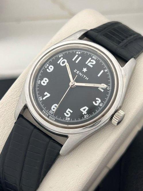 Zenith - Zonder Minimumprijs - Military Style Manual Wind, Handtassen en Accessoires, Horloges | Antiek