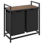 tectake Wassorteerder met plank, industriële stijl - 34 x 74, Huis en Inrichting, Verzenden, Nieuw