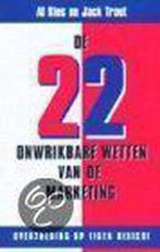 22 Onwrikbare Wetten Van Marketing 9789052611556, Livres, Économie, Management & Marketing, Al Ries, Verzenden