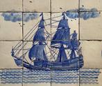 Tegel - VOC schip - 1970-1980 - 16 delig tegeltableau