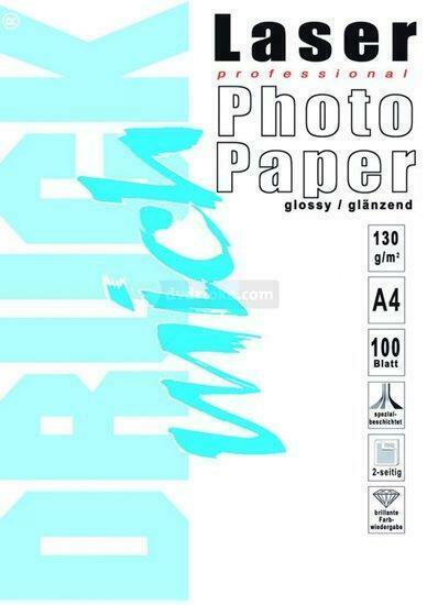 Fotopapier voor laser printer A4 130g/m glans 100 vel, Informatique & Logiciels, Imprimantes, Envoi