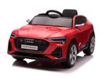 Audi e-tron , elektrische kinderauto met rubberen banden, Kinderen en Baby's, Ophalen of Verzenden, Nieuw, Afstandsbediening