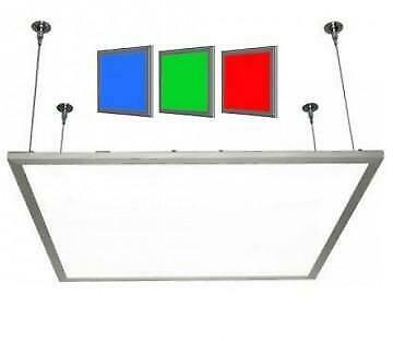 LED Panel 30x30 RGB 18W (dimbaar), Huis en Inrichting, Lampen | Hanglampen, Verzenden