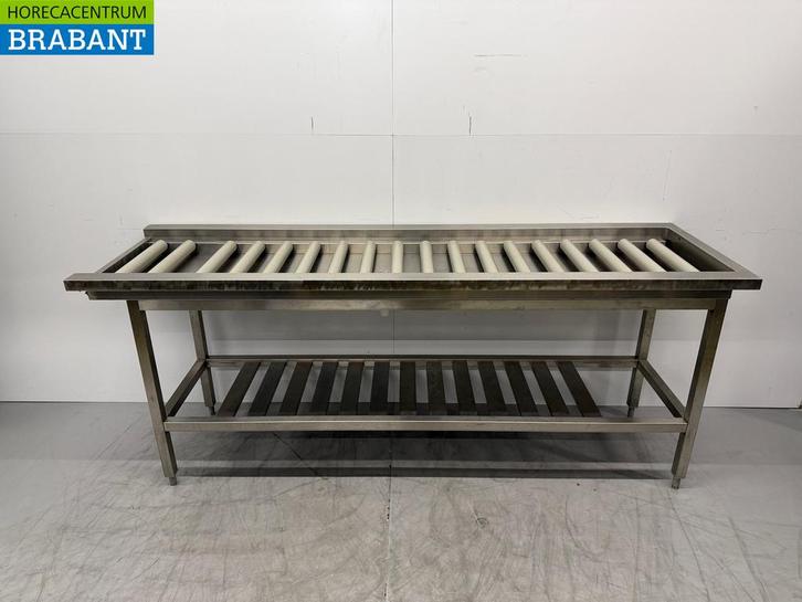 Acier inoxydable Table dégouttage Convoyeur à rouleaux, Zakelijke goederen, Horeca | Overige, Verzenden