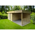 Tuinhuis in hout - modern arhus 3332 + 3222 x 2452 mm 28 mm, Nieuw