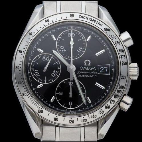 Omega Speedmaster Date 3513.50.00 uit 2008, Handtassen en Accessoires, Horloges | Heren, Verzenden