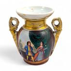 Vieux Paris / Old Paris porcelain two-handled amphora vase, Antiek en Kunst