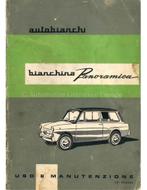1966 AUTOBIANCHI BIANCHINA PANORAMICA INSTRUCTIEBOEKJE