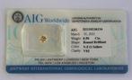 1 pcs Diamant  (Natuurlijk gekleurd)  - 0.50 ct - Rond -, Handtassen en Accessoires, Edelstenen, Nieuw
