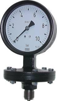 0..25 Bar Membraan Manometer Onderaansluiting IJzer 100 mm, Bricolage & Construction, Bricolage & Rénovation Autre, Envoi