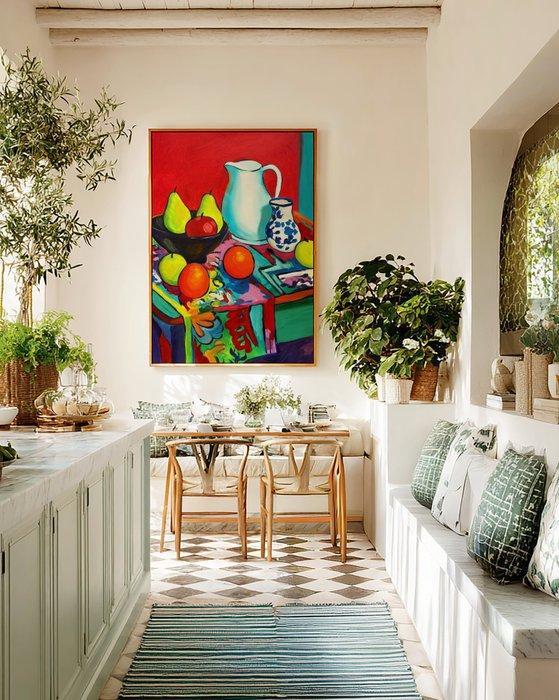 E. García - Bodegón vivo XL (NO RESERVE), Antiek en Kunst, Kunst | Schilderijen | Modern