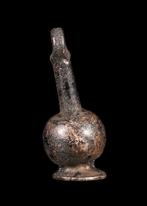 Égypte ancienne, Nouvel Empire Argent Amulette de coquelicot, Antiek en Kunst