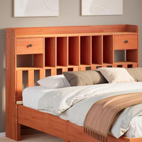 vidaXL Hoofdbord met opbergruimte 160 cm massief grenenhout, Huis en Inrichting, Slaapkamer | Bedden, Nieuw, Verzenden