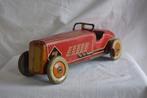 Mettoy - Klokwerk raceauto met bestuurderfiguur, race nr. 7,