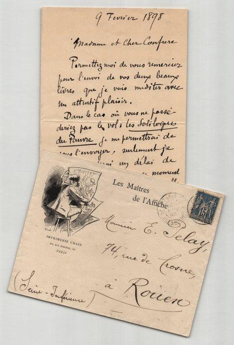 Jehan-Rictus - Lettre autographe signée - Les soliloques du, Verzamelen, Film en Tv