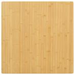 vidaXL Tafelblad 80x80x2,5 cm bamboe, Huis en Inrichting, Tafelonderdelen, Verzenden, Nieuw