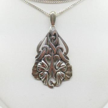 Argent - Collier avec pendentif - Alex Meijer, vers 1930