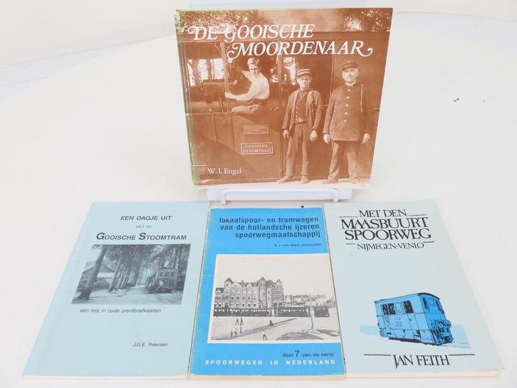 Boekeset 4-delig, de Gooise moordenaar en buurtspoorwegen..., Hobby en Vrije tijd, Modelbouw | Overige, Gebruikt, Ophalen of Verzenden