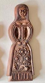 Beeld, Hongaarse poppenbeeldjes - 18 cm - Terracotta