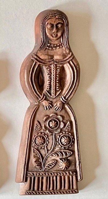 Beeld, Hongaarse poppenbeeldjes - 18 cm - Terracotta, Antiek en Kunst, Antiek | Glaswerk en Kristal