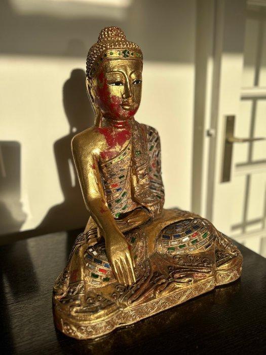 Bouddha Assis 45 cm - Eind 20e eeuw, Antiek en Kunst, Kunst | Niet-Westerse kunst