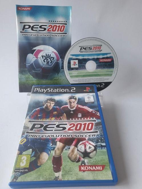 Pro Evolution Soccer 2010 Playstation 2, Games en Spelcomputers, Games | Sony PlayStation 2, Zo goed als nieuw, Ophalen of Verzenden