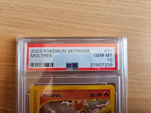 Pokémon Moltres PSA 10 Skyridge Wizards of the Coast - 1, Hobby en Vrije tijd, Verzamelkaartspellen | Pokémon