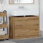 vidaXL Wastafelkast Artisan Eiken 78 x 37 x 59 cm Bewerkt, Verzenden, Nieuw