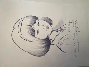 Leloup, Roger - Yoko Tsuno - 1 Grand dessin original beschikbaar voor biedingen