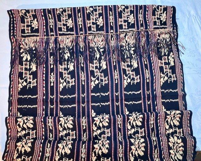 Textile - 263 cm - 80 cm - ikat – Timor - Indonésie, Antiek en Kunst, Kunst | Niet-Westerse kunst