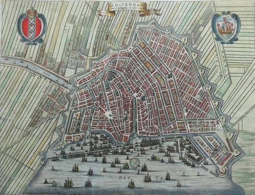 Pays-Bas - 3 x Lexplication dAmsterdam; Anoniem -, Boeken, Atlassen en Landkaarten