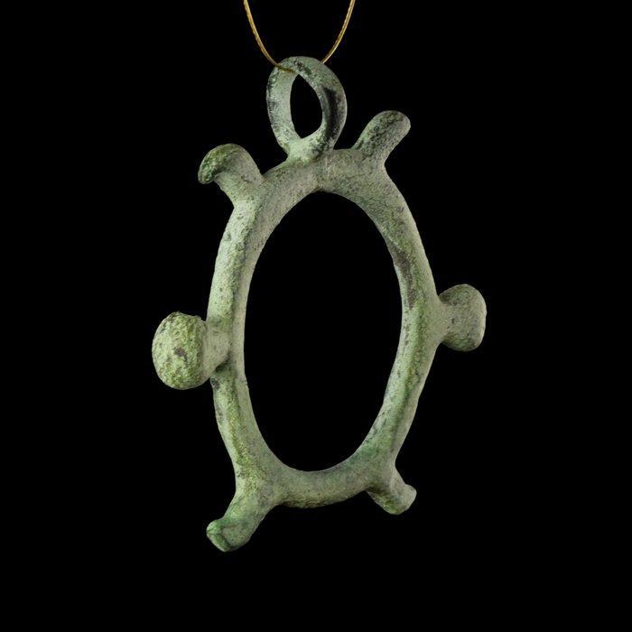 Keltisch Brons Amulet, Pendant, Druid, Antiek en Kunst, Antiek | Overige Antiek