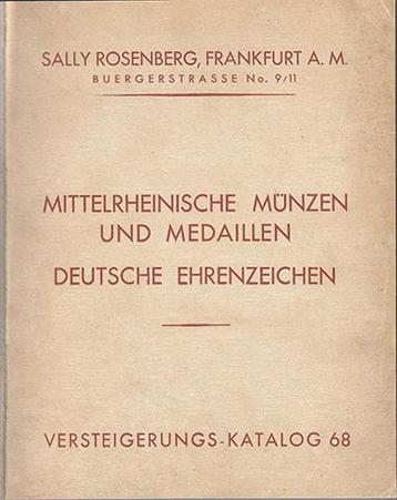 25 11 1929 Rosenberg, Sally, Frankfurt a M beschikbaar voor biedingen