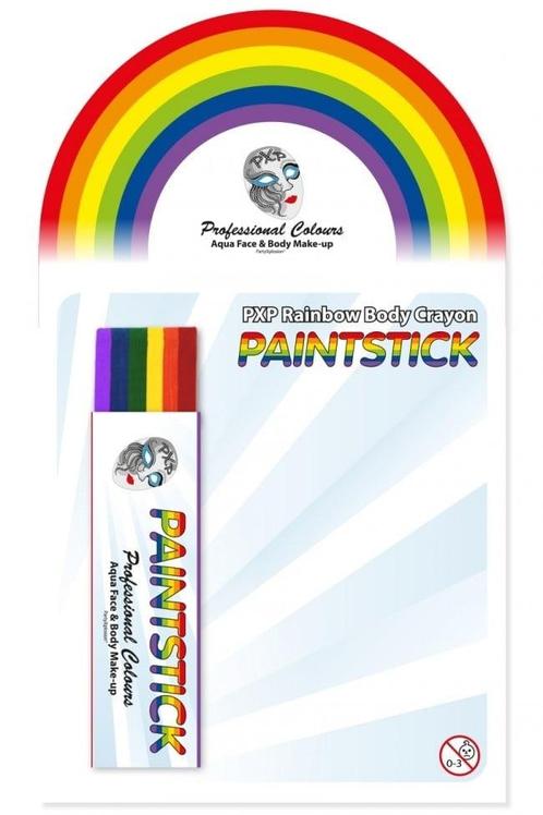 PXP Schmink Stift Regenboog 7,5gr, Hobby en Vrije tijd, Feestartikelen, Nieuw, Verzenden
