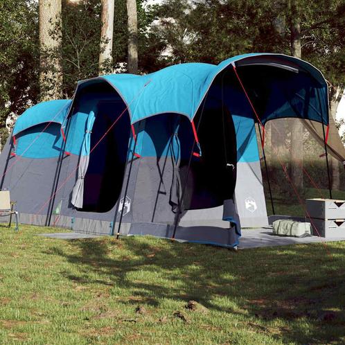 vidaXL Tunneltent voor gezin 8-persoons waterdicht blauw, Caravans en Kamperen, Tenten, Nieuw, Verzenden