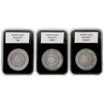 Niue. 1 Dollar 2013/2015 - Animals (3 stuks) 1 Oz (Zonder