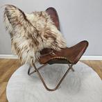 Chaise - Chaise papillon Butterfly (3107) - Cuir, Métal, Antiquités & Art