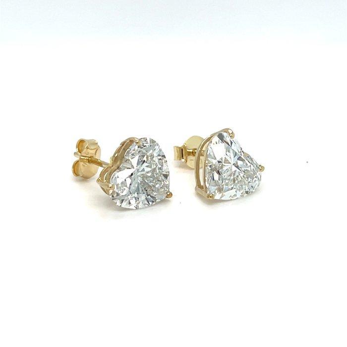 Oorbellen - 14 karaat Geel goud - 3.13ct. tw. Diamant, Handtassen en Accessoires, Oorbellen