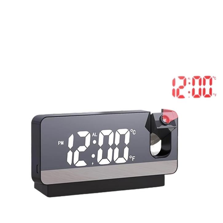 Wekker Klok Digitaal Met Projectie Op Plafond Zwart, Verzamelen, Overige Verzamelen, Verzenden