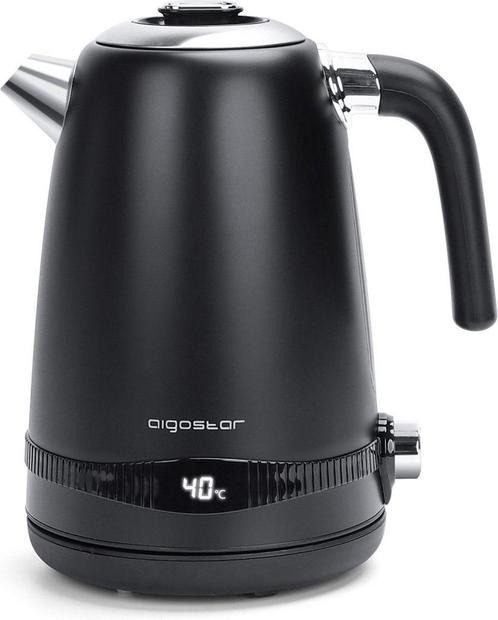 Aigostar Waterkoker met temperatuursregeling - Retro - RVS -, Huis en Inrichting, Woonaccessoires | Overige, Verzenden