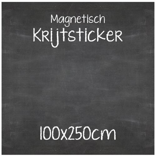 Magnetische Krijtsticker 100x250 cm, Huis en Inrichting, Woonaccessoires | Lijsten, Verzenden