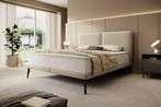 Meubella | Tweepersoonsbed 180x200 beige stof, Maison & Meubles, Chambre à coucher | Lits, Verzenden