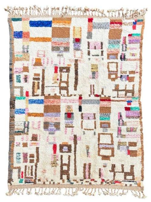 Tapis marocain moderne fait main en laine – Design abstrait, Huis en Inrichting, Stoffering | Tapijten en Vloerkleden