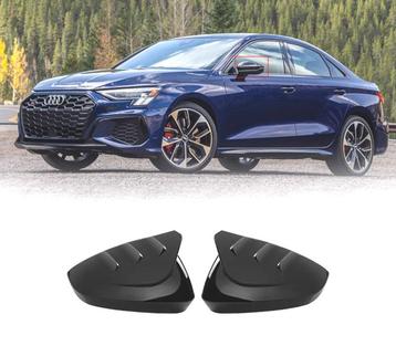COQUES RÉTROVISEURS AUDI A3 8Y 21- NOIR BRILLANT, Verzenden