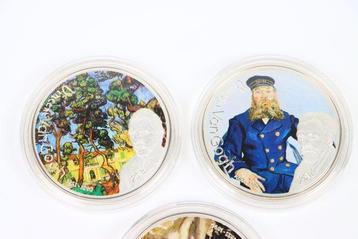 Gabon. 1000 Francs Van Gogh Munten (Sans Prix de Réserve) beschikbaar voor biedingen
