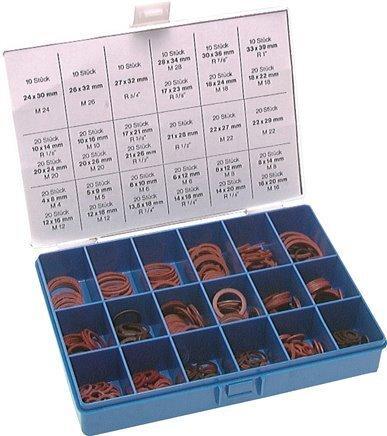 Vulcanized fiber Pakkingset 10 tot 42 mm 1500 Stuks, Doe-het-zelf en Bouw, Overige Doe-Het-Zelf en Bouw, Verzenden