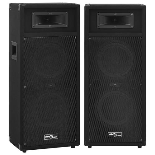 vidaXL Hifi-podiumluidsprekers 2 st passief professioneel, Audio, Tv en Foto, Luidsprekerboxen, Nieuw, Verzenden